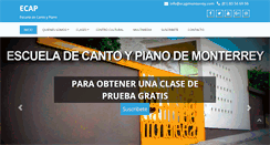 Desktop Screenshot of ecapmonterrey.com